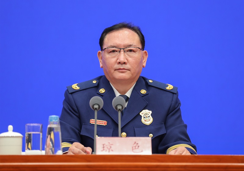 操B白浆无遮挡狂插体验区应急部党组成员、消防救援局局长琼色出席新闻发布会